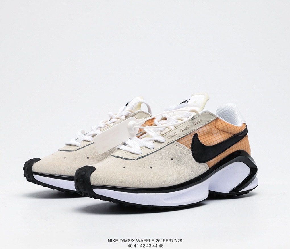 2020 Nike D-MS-X Waffle White Yellow Black Running Shoes 2020 Nike D-MS-X Waffle White Yellow Black Running Shoes